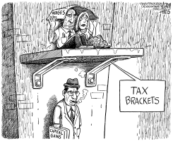 TAX BRACKETS by Adam Zyglis