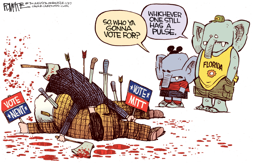 Mitt and Newt in Florida