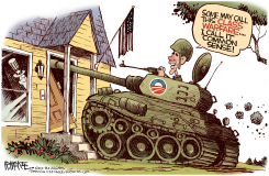 OBAMAS CRASS WARFARE  by Rick McKee