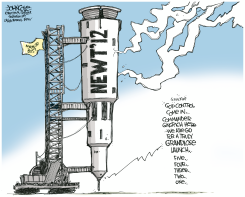 GINGRICH MOON MISSION  by John Cole