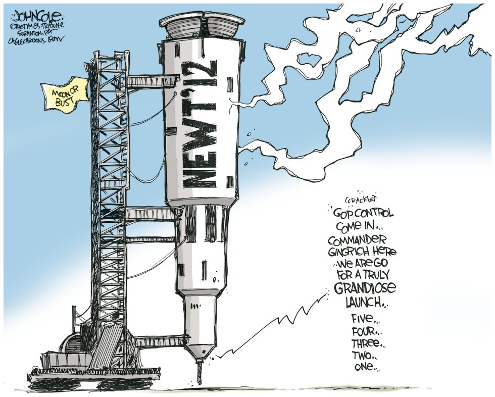Gingrich moon mission COLOR