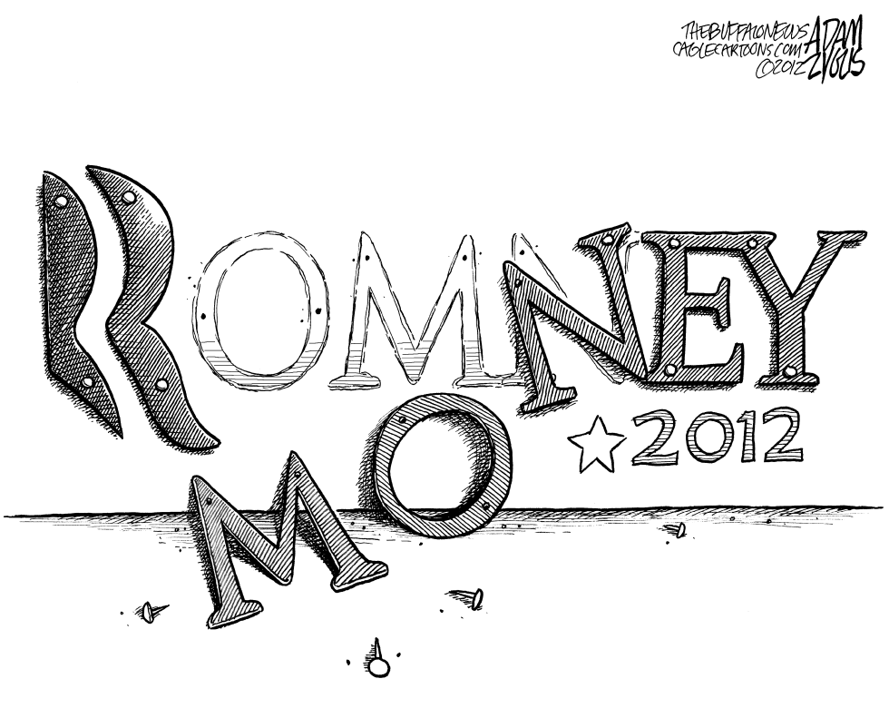  MUESTRAME EL DINERO DE ROMNEY by Adam Zyglis