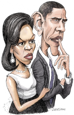 MICHELLE Y BARACK  by Adam Zyglis