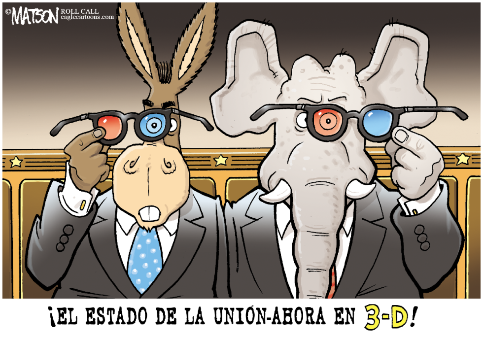  EL ESTADO DE LA UNION AHORA EN 3-D by RJ Matson