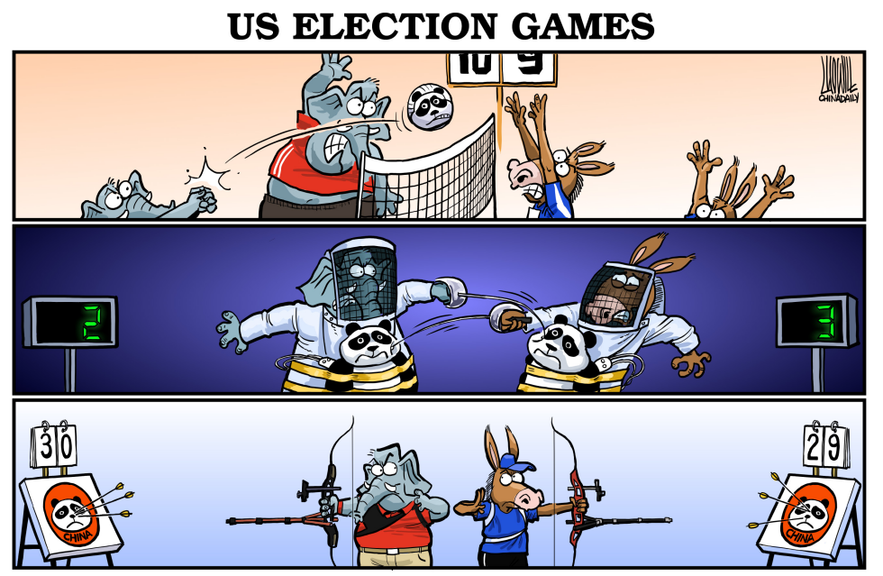  ELECTION GAMES - CHINA BASHING by Luojie