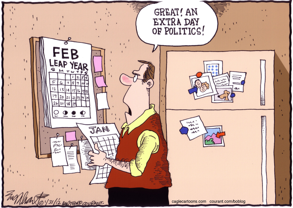  POLITICAL LEAP YEAR  by Bob Englehart