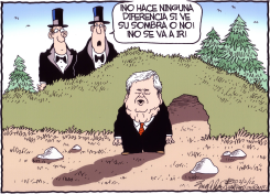 DIA DE LA MARMOTA  by Bob Englehart