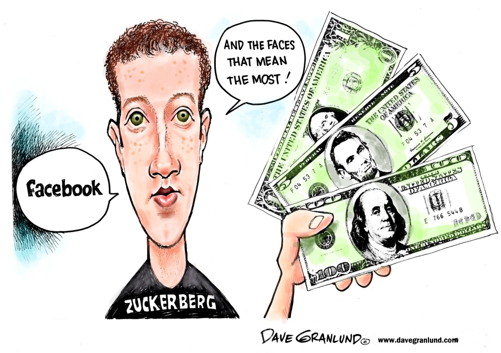  FACEBOOK FORTUNE by Dave Granlund