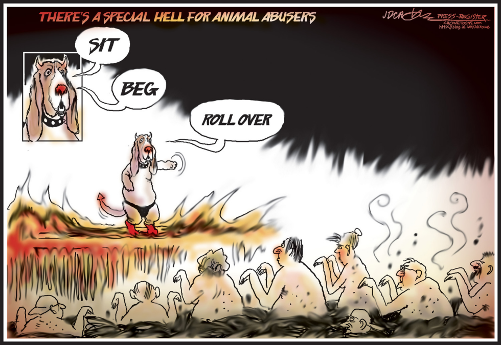 Special hell for animal abusers