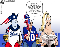SUPER BOWL SUPER FANS  by Jeff Parker