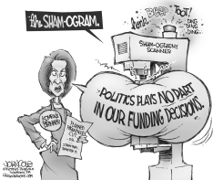 KOMEN AND PLANNED PARENTHOOD BW by John Cole