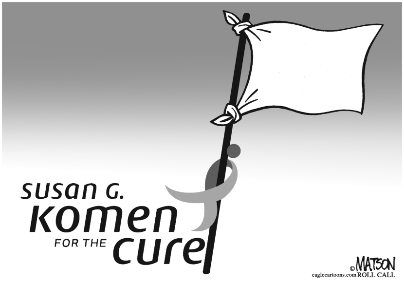 Komen Surrenders