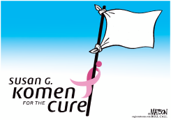 KOMEN SURRENDERS by R.J. Matson
