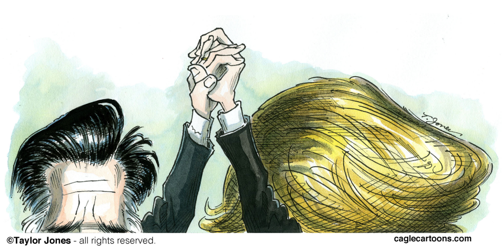 The Mitt and The Donald - COLOR