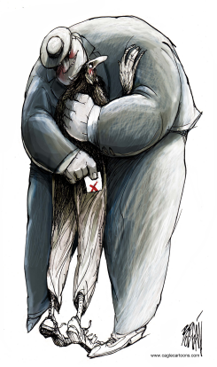 EL ABRAZO DEL POLíTICO / by Angel Boligan