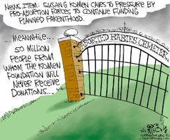 KOMENS SAD REALITY -  by Gary McCoy