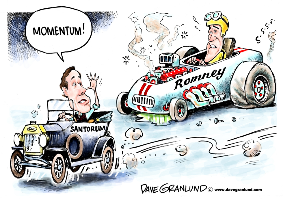 Santorum momentum