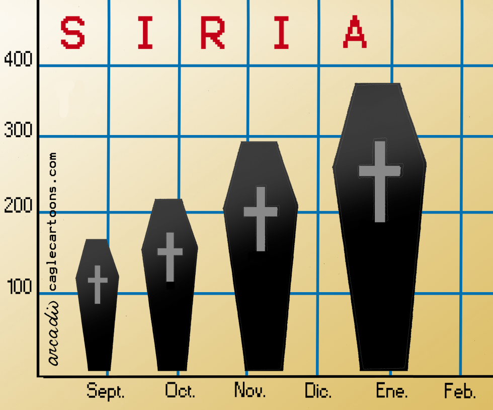  MUERTES EN AUMENTO EN SIRIA by Arcadio Esquivel