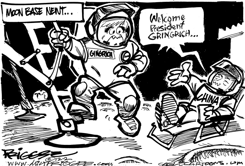 PRESIDENT GINGRICH by Milt Priggee