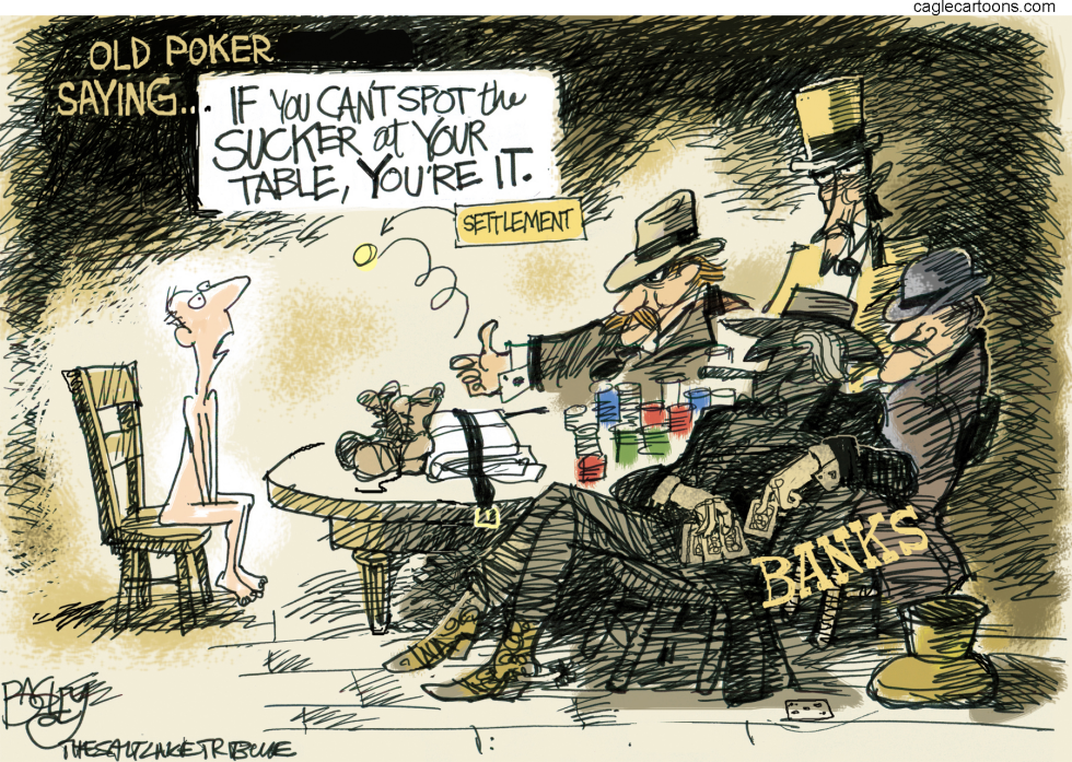  LIARS POKER by Pat Bagley