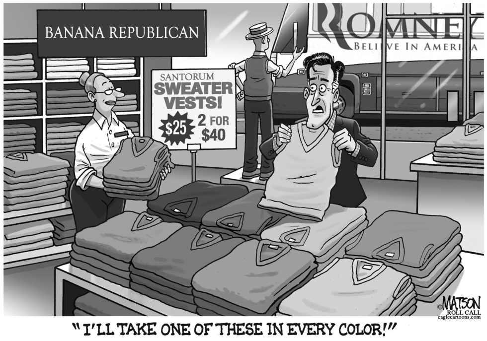Romney Invests In Sweater Vests