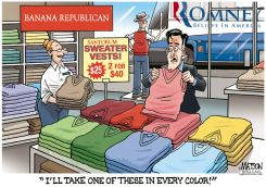 ROMNEY INVESTS IN SWEATER VESTS by R.J. Matson