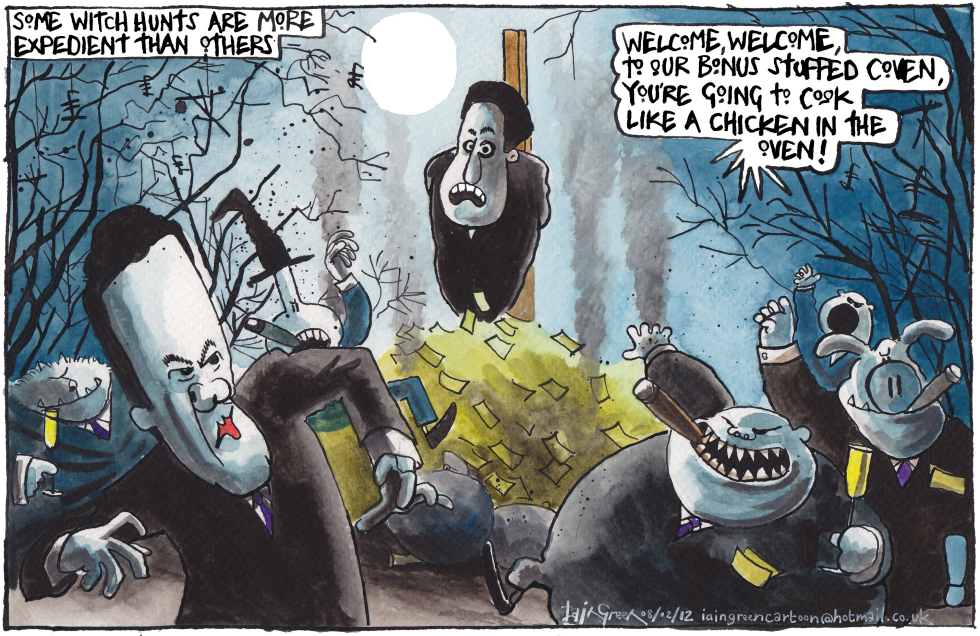 ED MILIBAND BONUS GREED WITCH HUNT