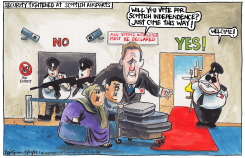 SCOTTISH AIRPORT SECURITY IMMIGRATION by Iain Green