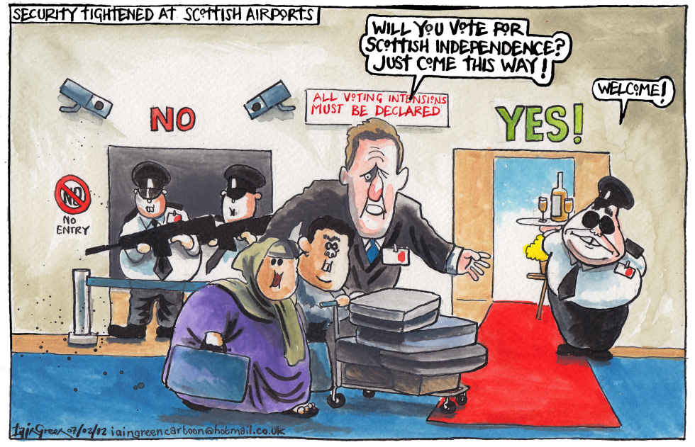 SCOTTISH AIRPORT SECURITY IMMIGRATION