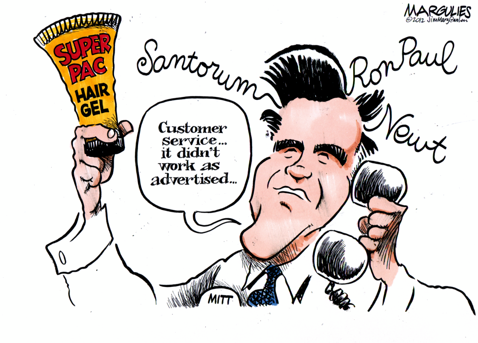 Romney stumbles color