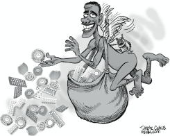 CUPID OBAMA by Daryl Cagle