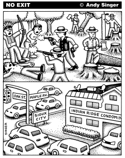 INDIAN AND TREE NAMES by Andy Singer