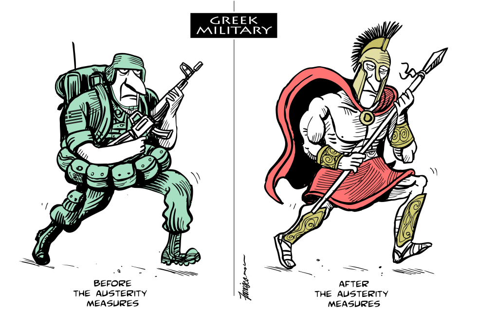  THE GREEK ARMY by Manny Francisco