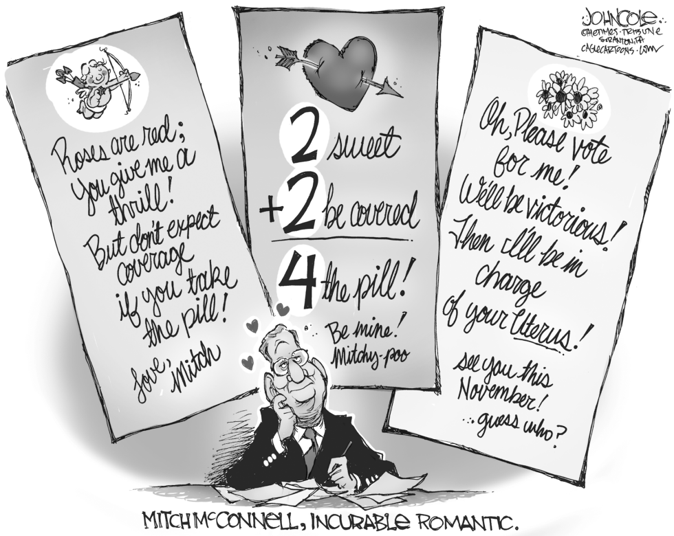 McConnell says Be Mine BW