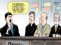 BIRTH CONTROL DEBATE by Rob Tornoe