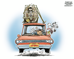 ROMNEY AND SANTORUM  by John Cole