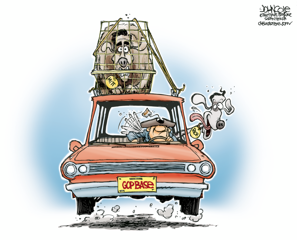 Romney and Santorum COLOR