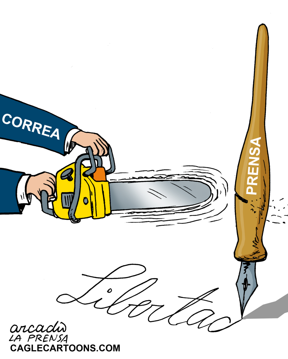 Golpe a la libertad de prensa en Ecuador