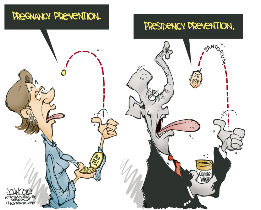 Santorum pill COLOR