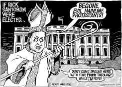 POPE SANTORUM by Monte Wolverton