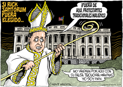 PAPA SANTORUM by Monte Wolverton