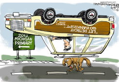 ROMNEY DOG  by Pat Bagley