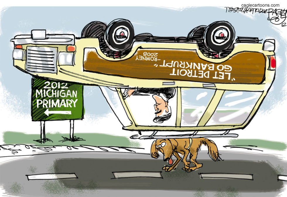  ROMNEY DOG by Pat Bagley