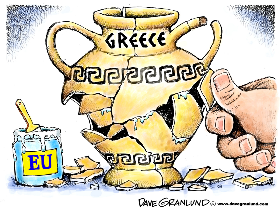  GREEK DEBT AND EU by Dave Granlund