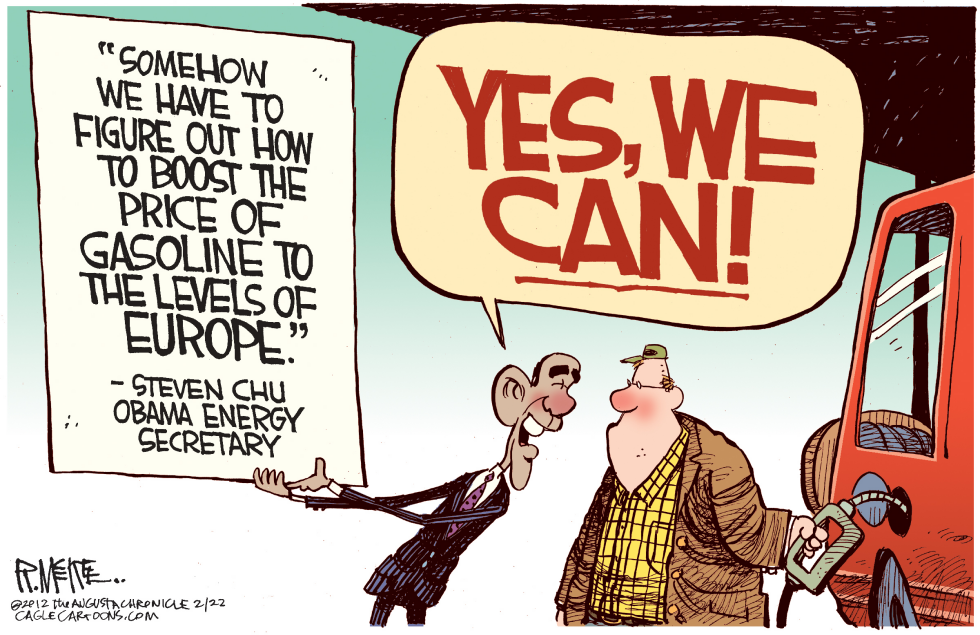 Obamas Gas Pains COLOR