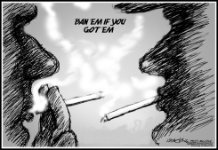 BAN SMOKING by J.D. Crowe