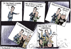 LEANING RIGHT by Joe Heller
