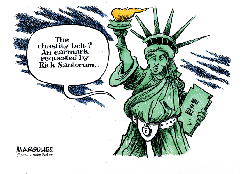 Santorum earmark color