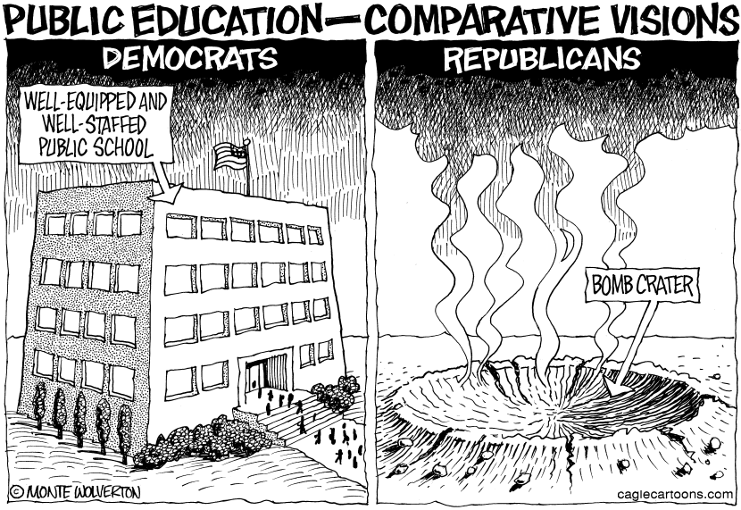 Dems and GOP on Public Education