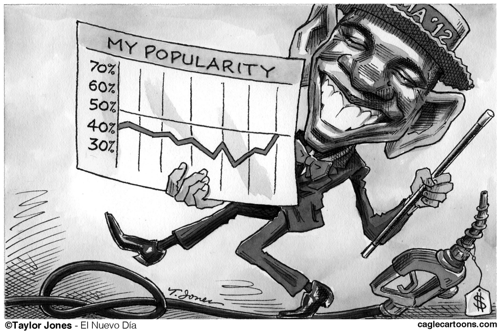 Obama popularity up